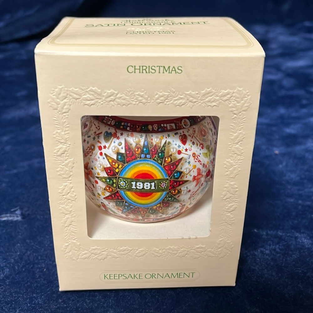 Hallmark Unbreakable Satin Ornament